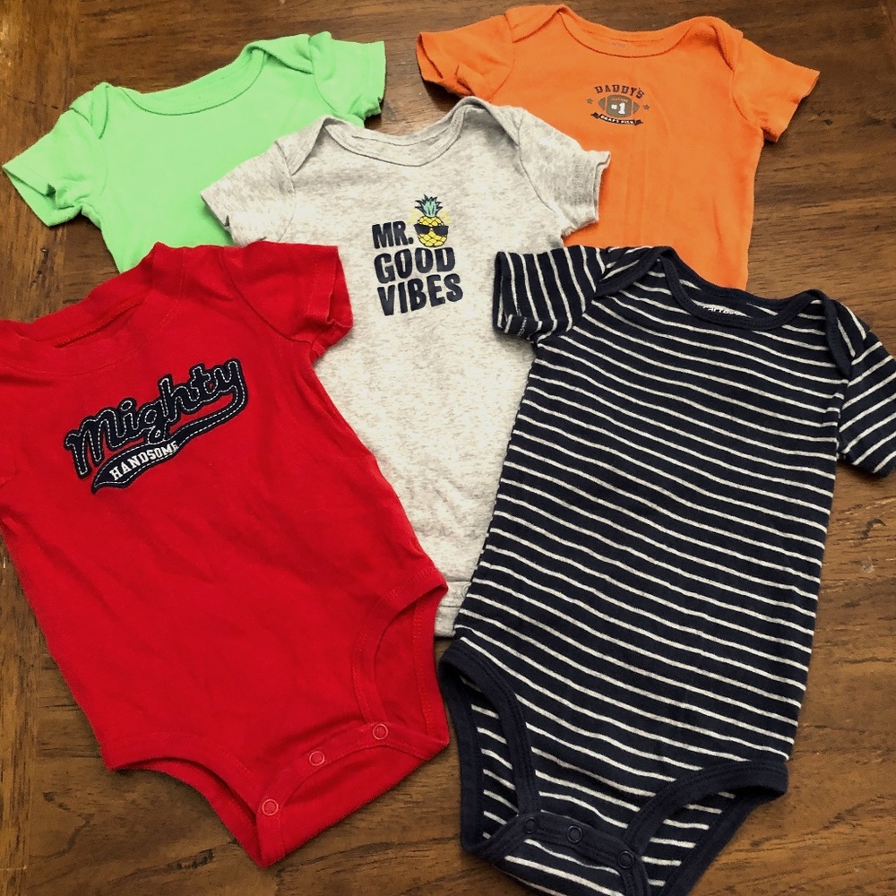 Boys 9 month onesies
